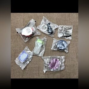 New Tupperware Lot of 7: 5 Keychains & 2 Magnets - No Duplicates - Collectible